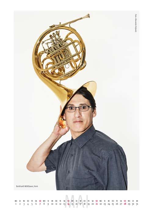 Portraitfoto eines Hornisten