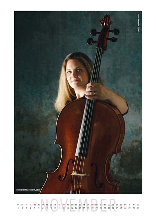Portraitfoto Orchester Cellospielerin