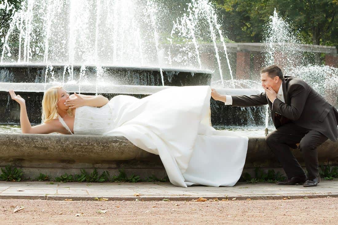 Das alternative Brautpaar-Shooting vom Hochzeitsfotograf