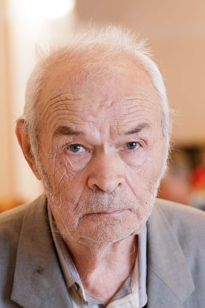 alter Mann aus der Ukraine